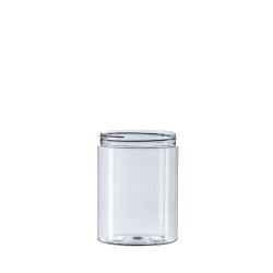 1L Clear PET Straight Sided Jar, 100/400 Neck
